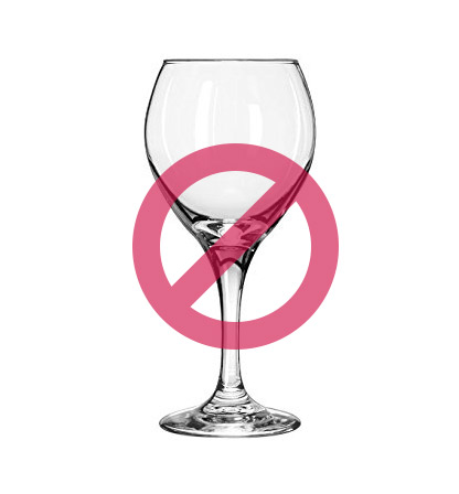 Not a good wine glass at all