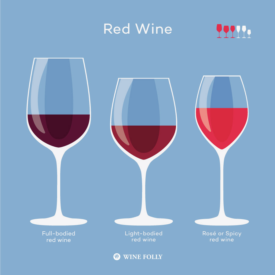 Different types of red wine glasses to consider by Wine Folly